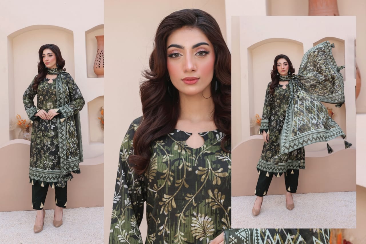 Bin Naeem Premium Lawn – Design 02