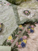 chikankari luxury embroidered lawn cotton unstitched 3pc✓