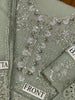 organza embroidered cutwork luxury unstitched 3pc✓