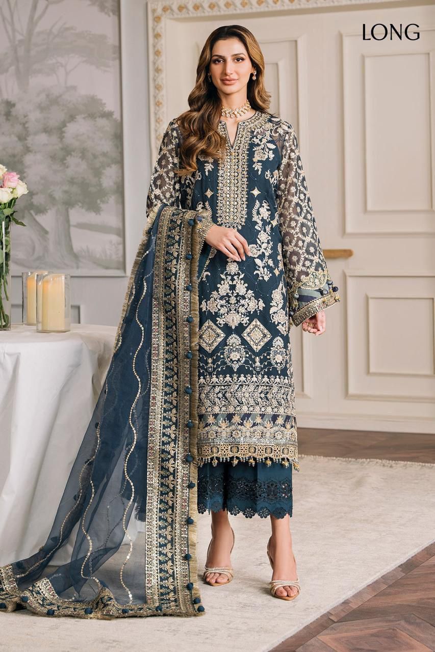 Most luxury organza embroidered article
