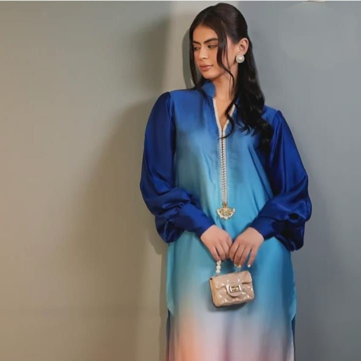 Silk Printed Unstitched 3pc