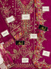 chiffon embroidered sequence luxury formal unstitched 3pc✓