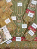 organza embroidered & sequence luxury unstiched 3pc✓