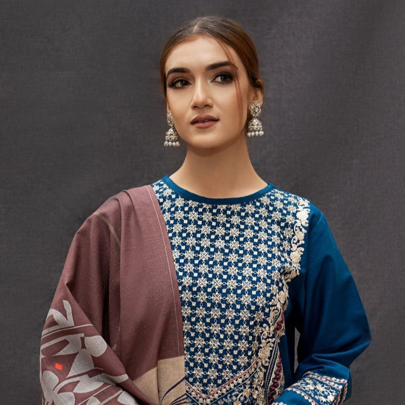 Dhanak 3 piece unstitched suit