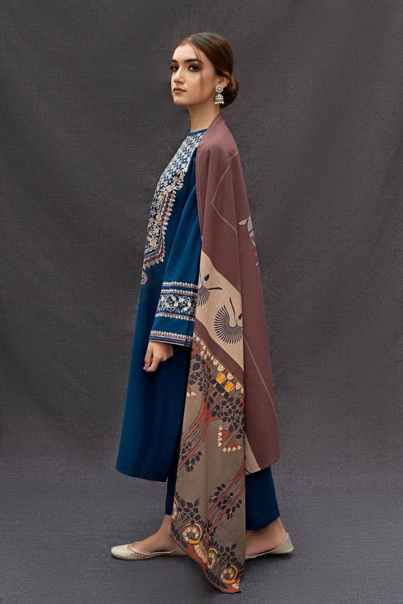 Dhanak 3 piece unstitched suit
