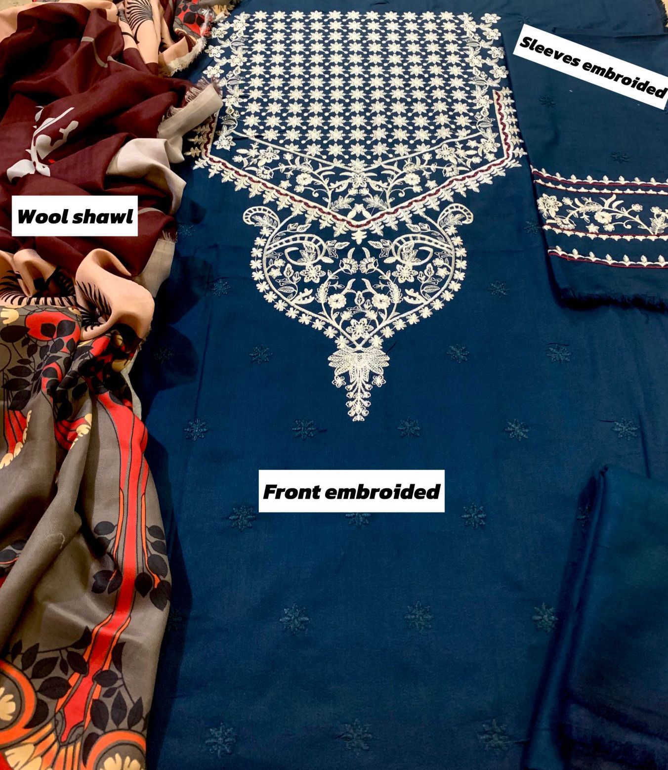 Dhanak 3 piece unstitched suit