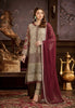 chiffon embroidered formal unstitched 3 piece dress