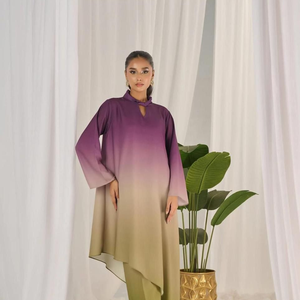 Silk printed unstitched 3 piece dress