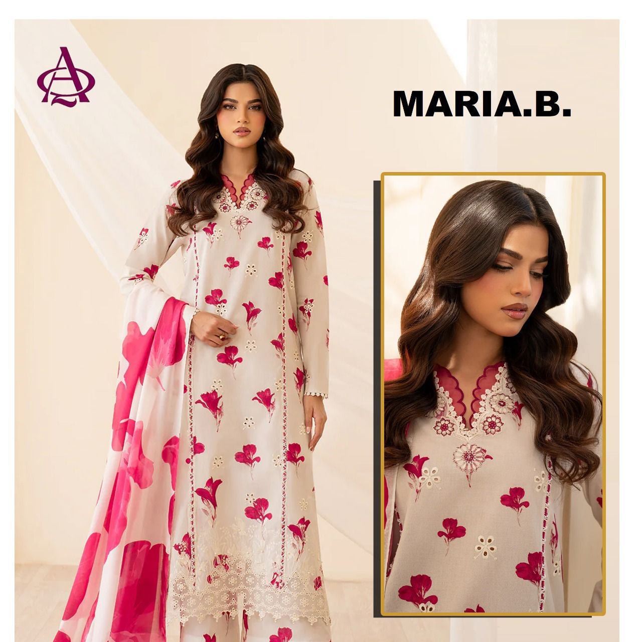 khaddar embroidered unstitched 3 piece dress