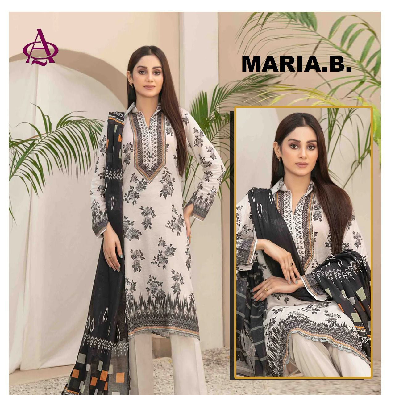 khaddar embroidered unstitched 3 piece dress