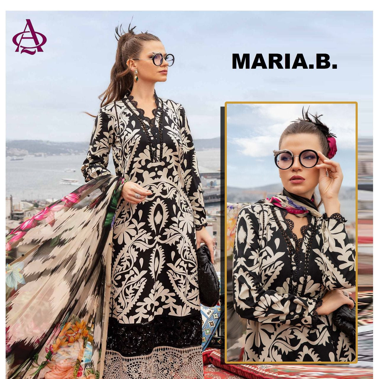 khaddar embroidered unstitched 3 piece dress