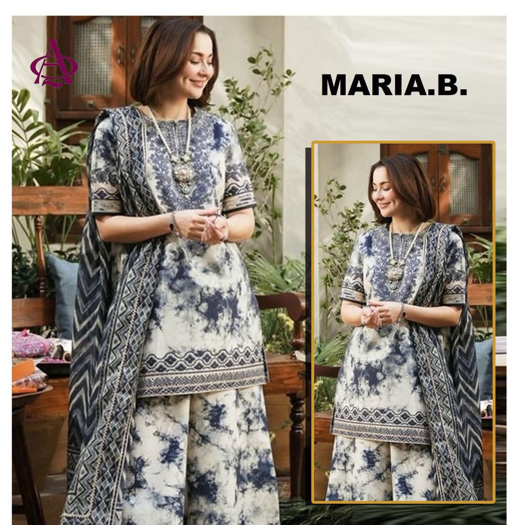 khaddar embroidered unstitched 3 piece dress