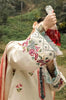 Linen embroidered unstisched 3 piece dress
