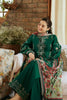 Linen emboidered unstitched 3 piece dress