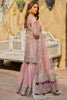 Imrozia net embroidered hand embellished luxury garara unstitched 3 piece dress